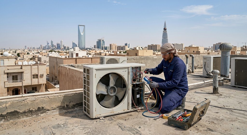 صيانة مكيفات حي منفوحة بالرياض